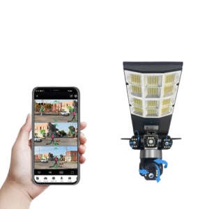V380 Pro 4G Triple Lens Floodlight Solar PTZ Camera